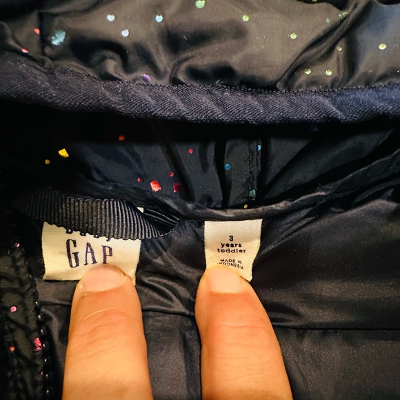 Toddler Girls Gap Puffer Coat 3T - Picture 4 of 4